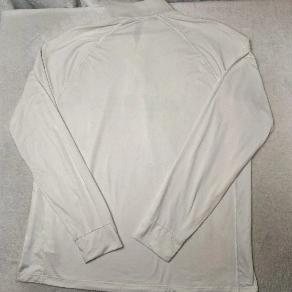 Polo Ralph Lauren Pullover‎ Mens XL White US Open Golf Mock Neck 1/4 Zip Tennis